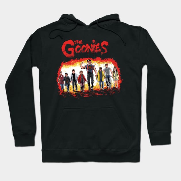 The Goonies Hoodie by Zascanauta